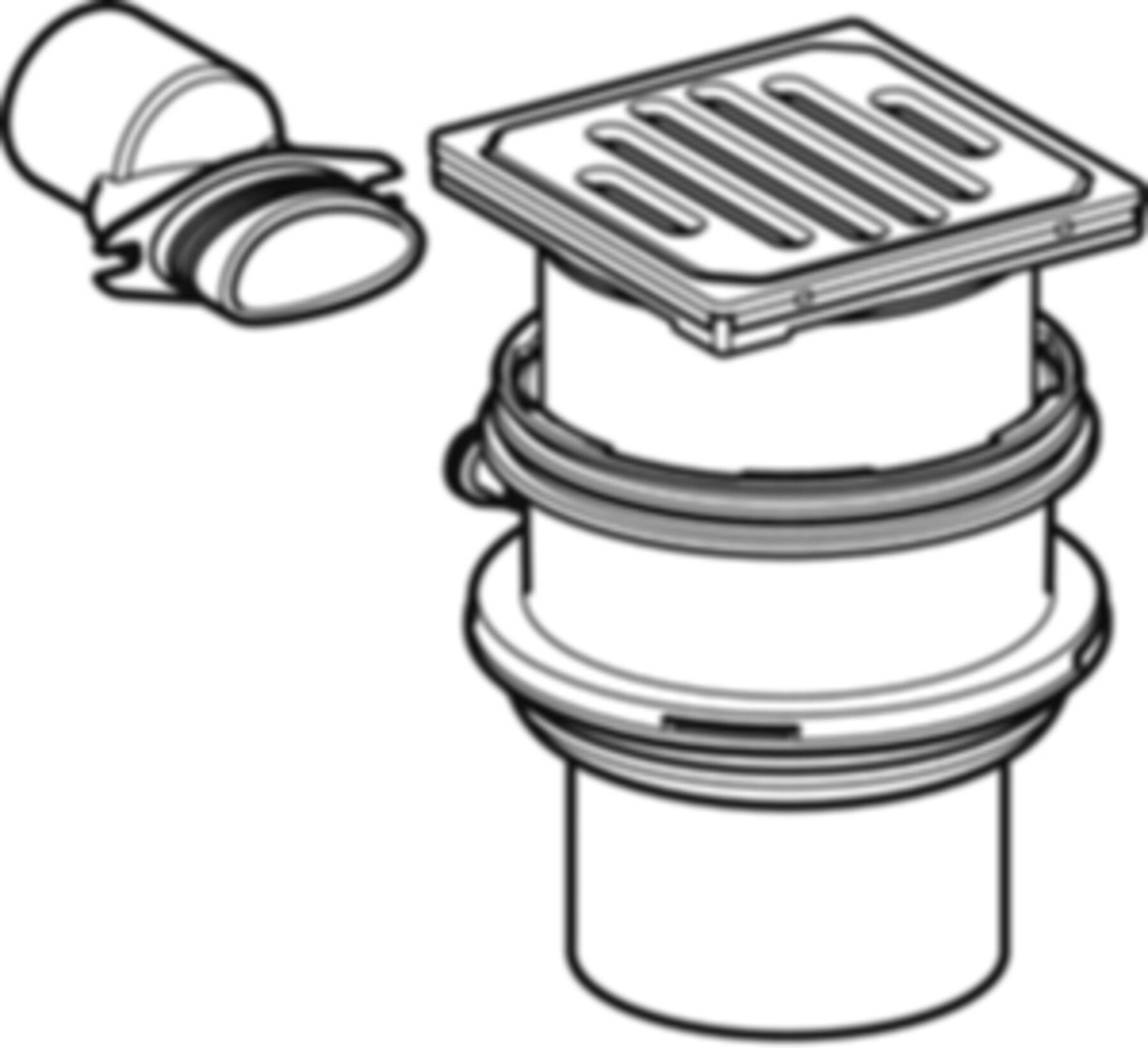 Geberit Bodenablauf VARINO - vertikal