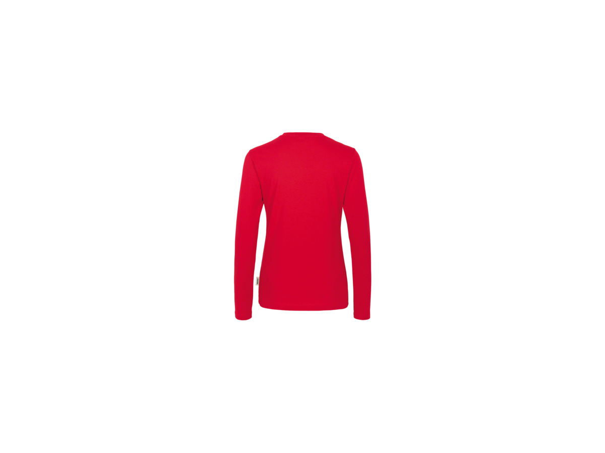 Damen-Longsleeve Classic Gr. M, rot - 100% Baumwolle, 160 g/m²