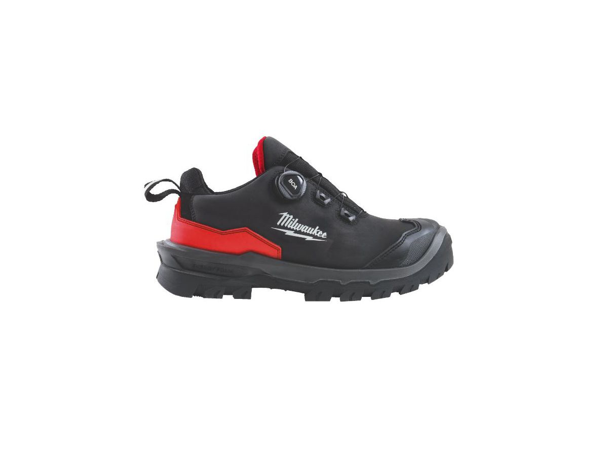 Sicherheits-Halbschuh schwarz Leder - Milwaukee, ARMOURTRED S3S BOA
