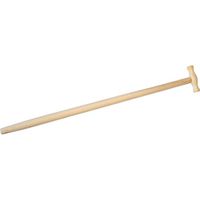 Spatenstiel mit T-Griff, Esche - Hausgrösse 39 mm, Länge 90cm, Ebner