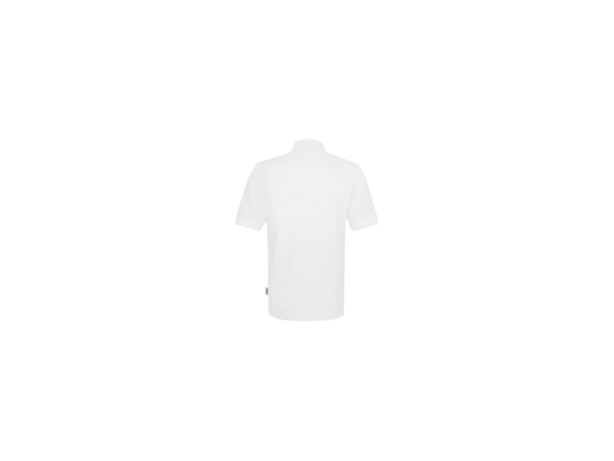 Poloshirt Classic Gr. L, weiss - 100% Baumwolle