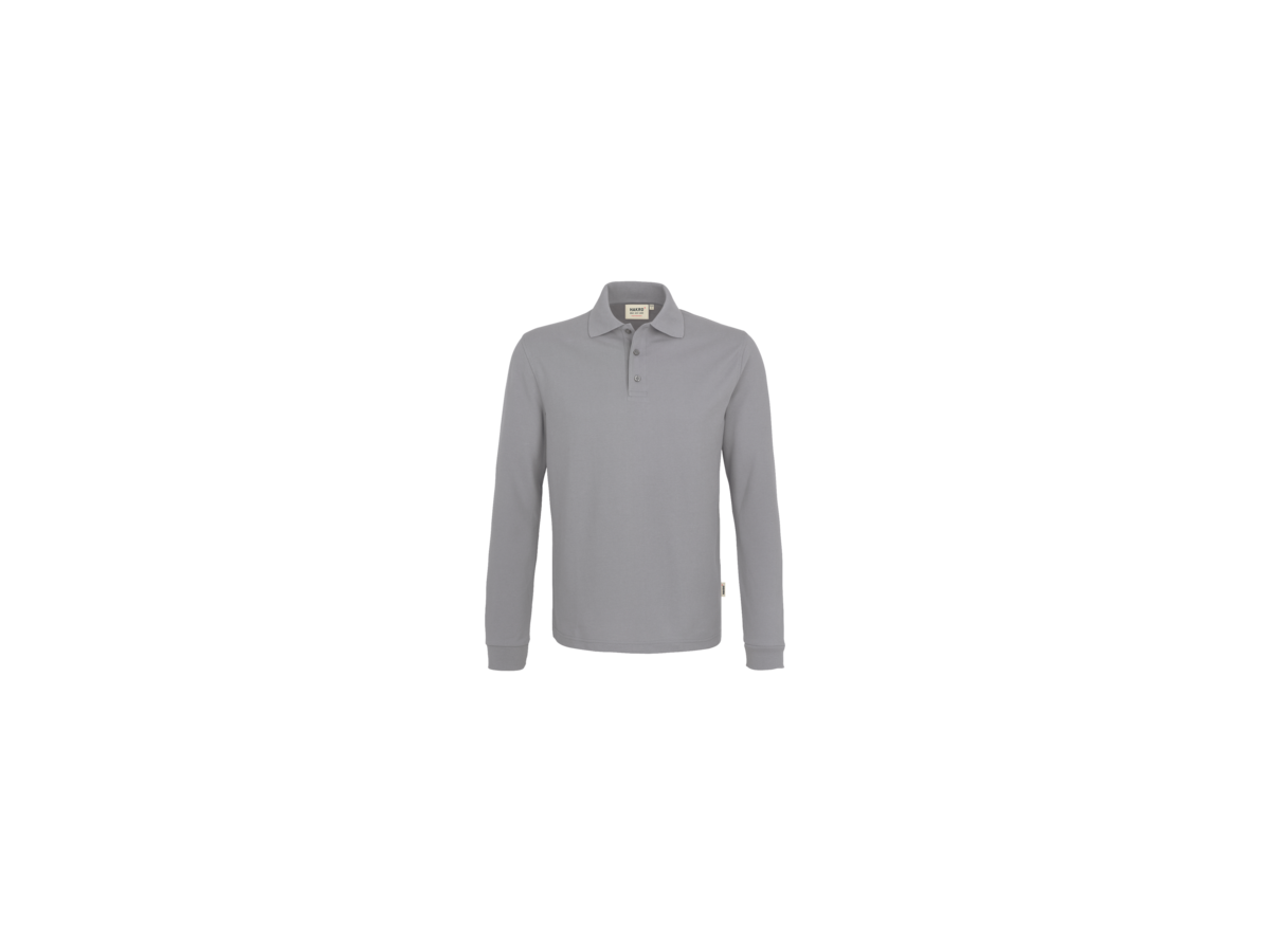 Longsleeve-Poloshirt Perf. 2XL titan - 50% Baumwolle, 50% Polyester, 220 g/m²