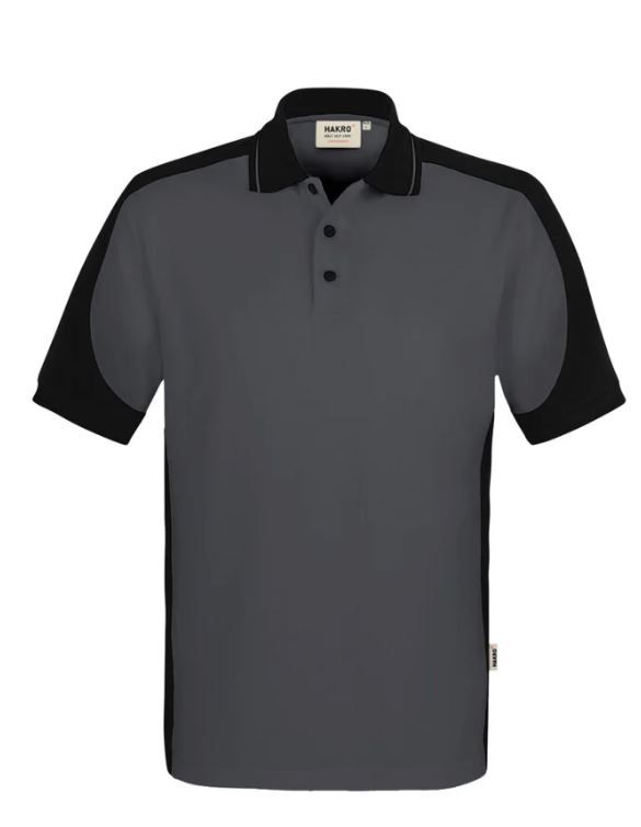 Hakro Poloshirt Contrast Mikralinar - 50% Baumwolle, 50% Polyester (recycelt)