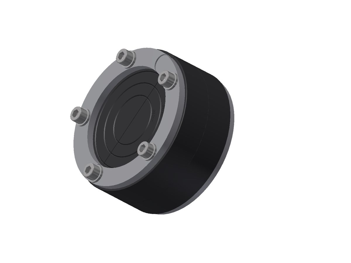 Pressring universal ALADIN 100 mm V2A - für Rohr/Kabel 25,32,40,50,63 mm geteilt