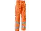 Überziehhose, Gr. 5XL - hi-vis orange, mit leichtem Futter