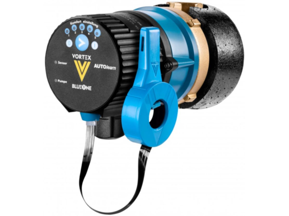 Warmwasser-Zirkulationspumpe AW Vortex - BlueOne BWO 155 V SL 3/4" IG, AUTOlearn