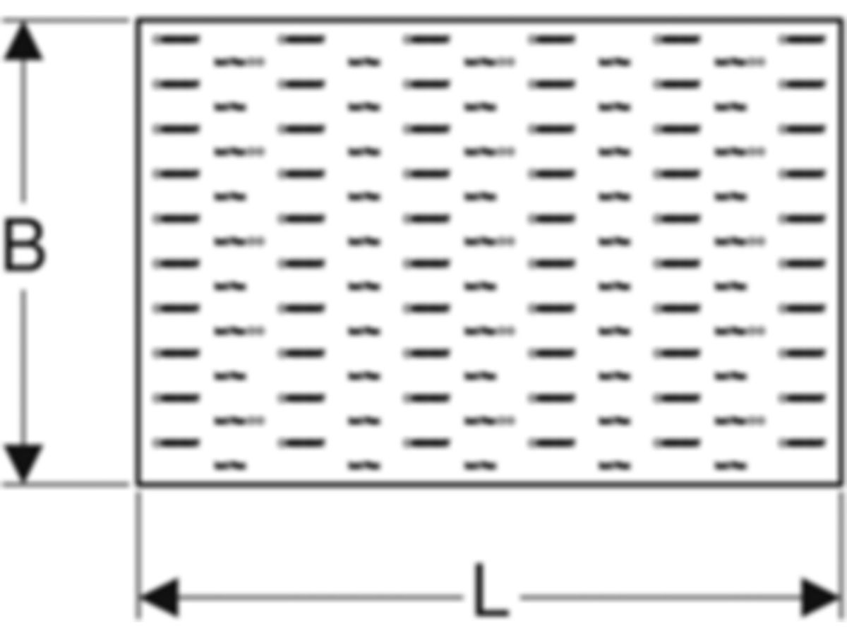 Geberit Schalldämmmatte Isol Flex - B 78 x L 118 (nicht selbstklebend)