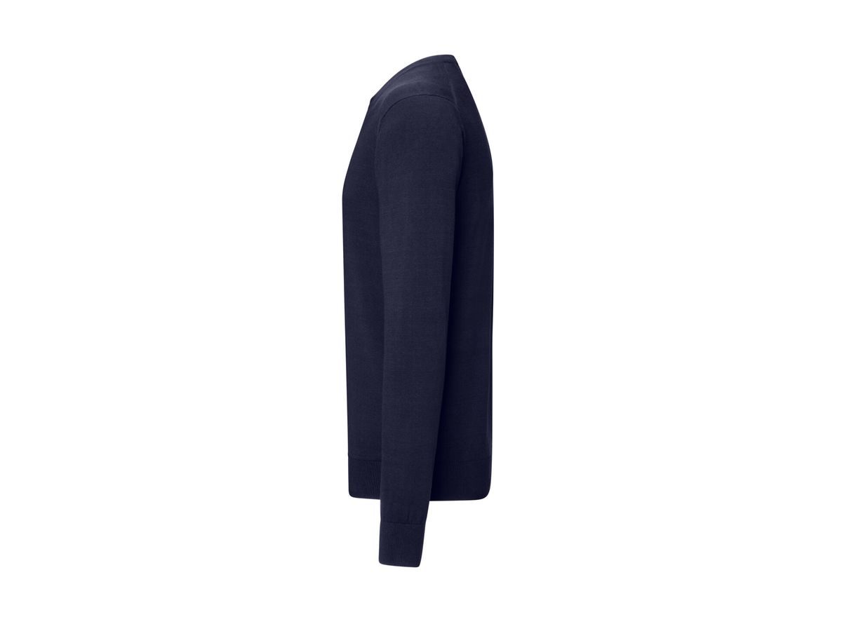 HAKRO Pullover Premium-Baumwolle, Gr.3XL - Feinstrick aus 100 % Baumwolle, tinte