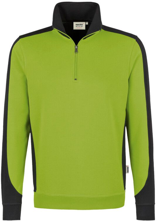 Zip Poloshirt-Contrast Performance