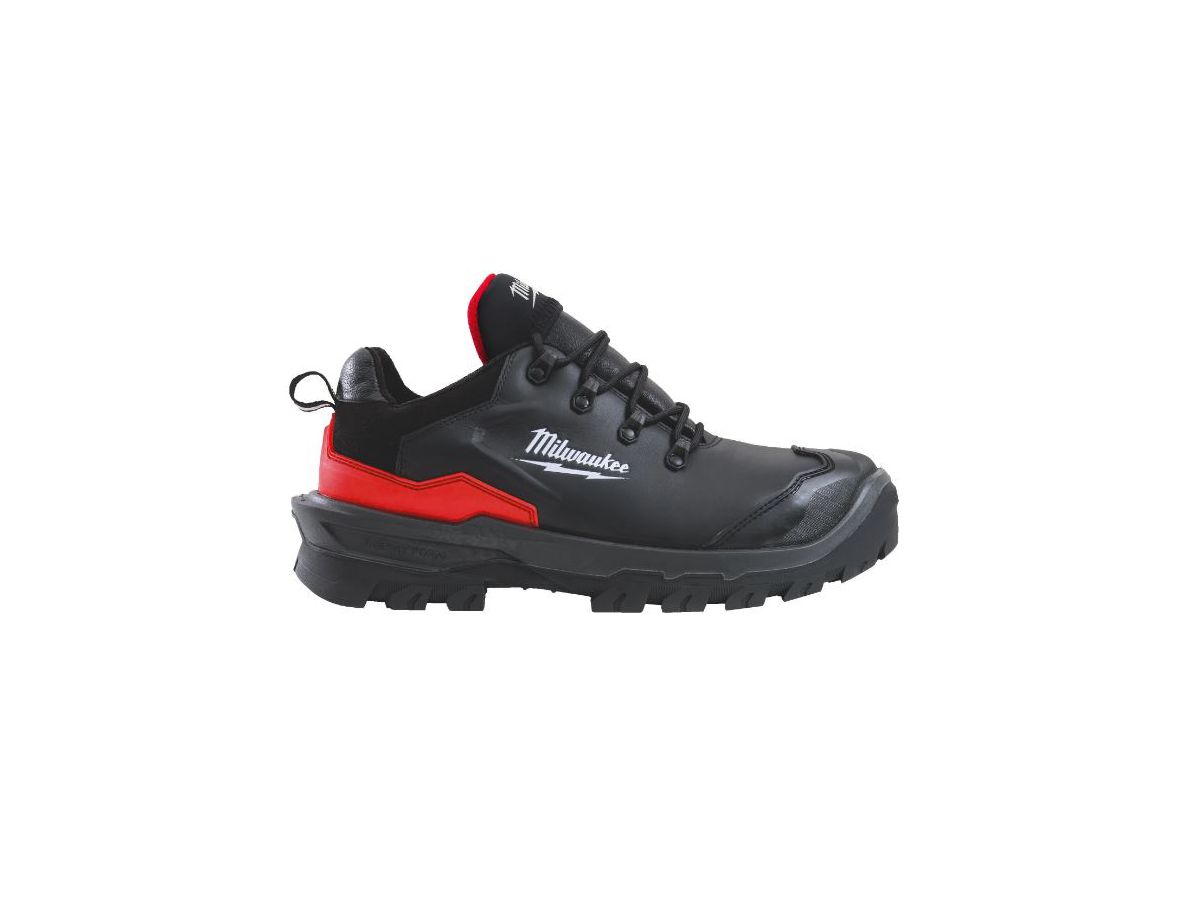 Sicherheits-Halbschuh Gr. 42 schwarz - Milwaukee, ARMOURTRED S3S Leder
