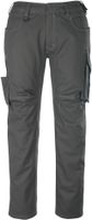 Hose mit Schenkeltaschen, Gr. 90C47 - dunkelanthrazit/schwarz, 65% PES/35% CO