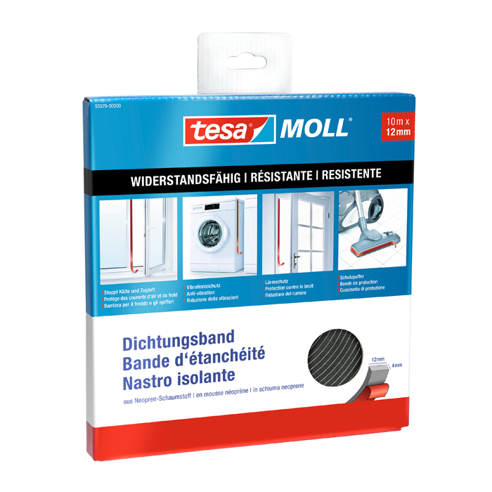 Dichtungsband TESA Moll I-Profil - 12mmx10m