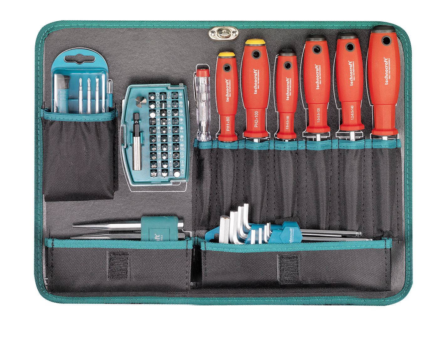 Werkzeugkoffer "PRO-CASE 5 - 140-tlg. 1/4"+1/2"