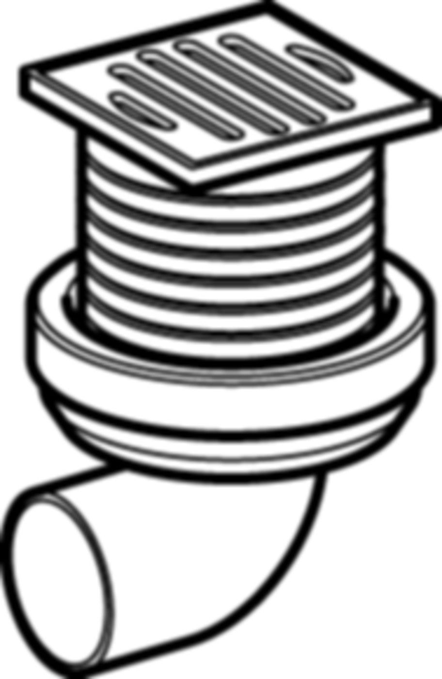 Geberit Bodeneinlauf waagrecht