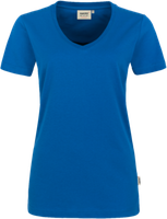 Damen-V-Shirt Perf. Gr. 2XL, royalblau - 50% Baumwolle, 50% Polyester, 160 g/m²