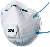 Feinstaubmasken 3M 8822, FFP2 - mit Ausatemventil (Box à 10 Stk.)