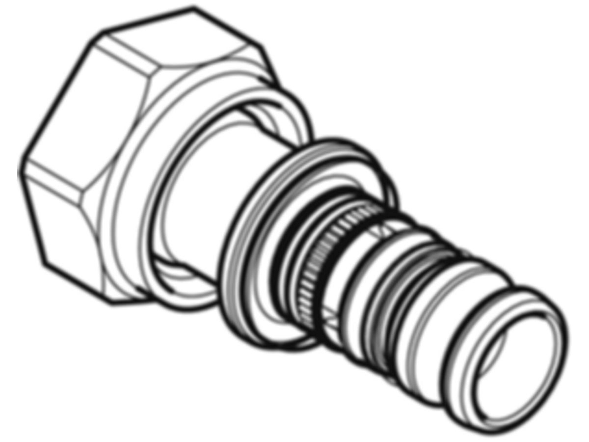 Geberit Mepla-Übergangsversch.32-11/2"