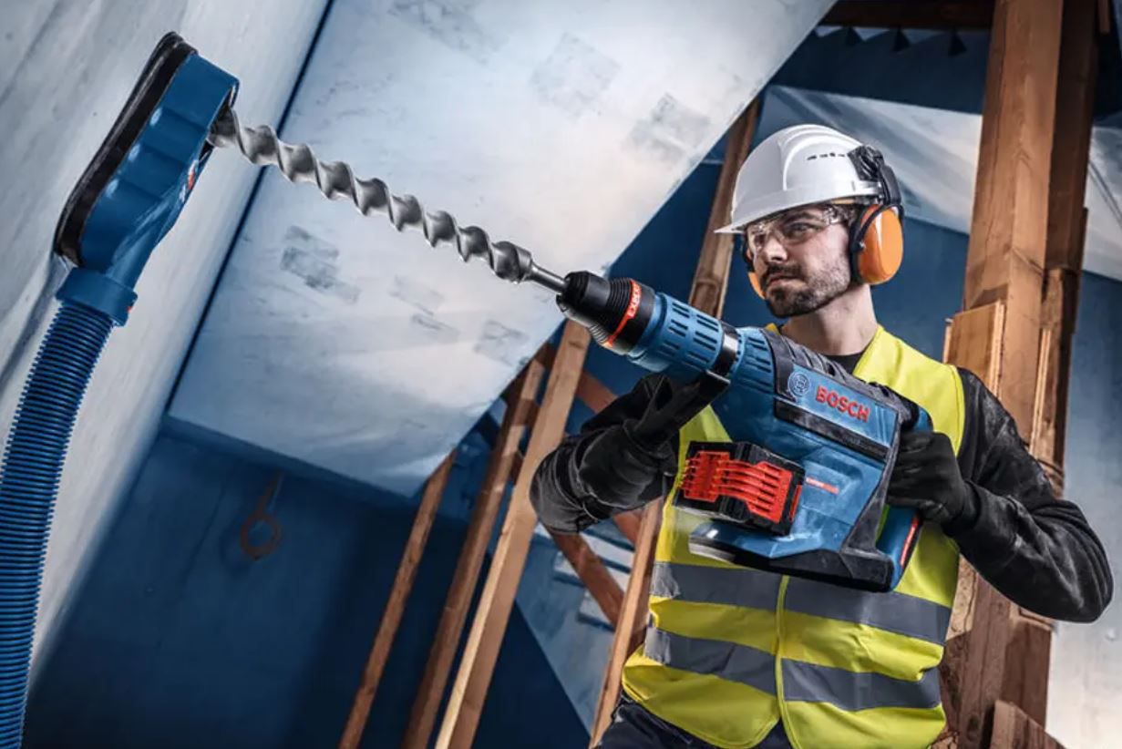 Akku-Bohrhammer SDSmax 12.5J - Bosch, EXBH18V-45 (solo; XL-Boxx)