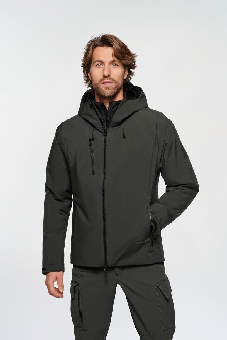 HAKRO High-Activejacke ECO, Gr. M - Farbe: karbongrau, 100% Polyester rec.