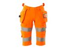 MASCOT(r) Shorts, wasserabweis. Gr. C66 - Farbe Hi-vis Orange, mit Hängetaschen
