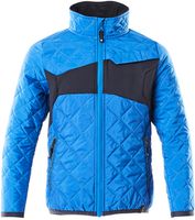 Jacke für Kinder mit CLIMASCOT Gr. 140 - azurblau/schwarzblau, leicht