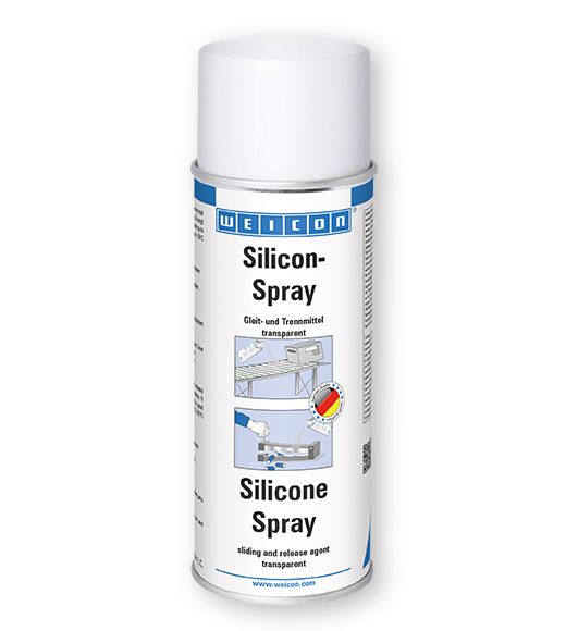 Silicon-Spray Weicon 400 ml - Gleit-Schutz-Pflegemittel,(Kart./12 Dos)