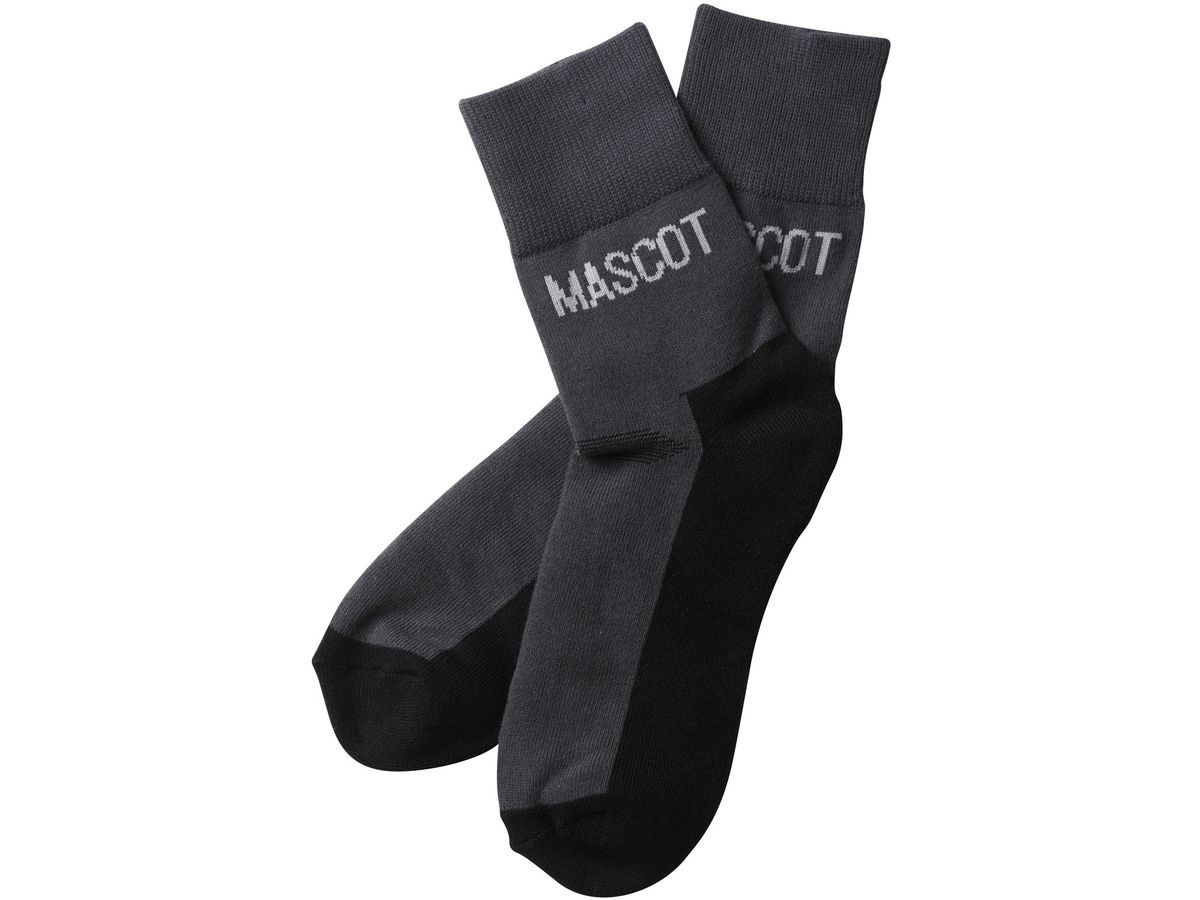 MASCOT TANGA SOCKEN dunk.anthraz.-schw. - 85% Baumwolle/12% Nylon/3% Lycra