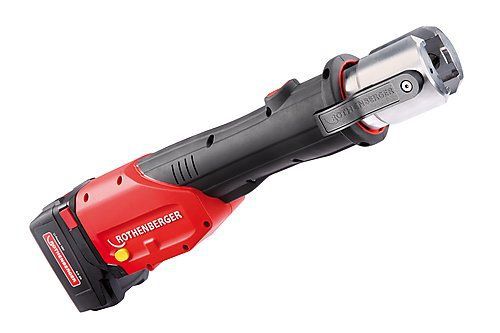Romax 4000 Pressmaschine Akku 18V 4Ah - und Netzbetrieb bis 110 mm 32-34 kN