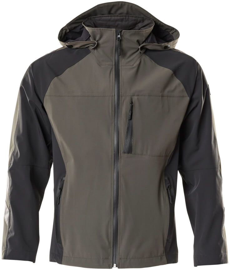 Hard Shell Jacke Stretch, leicht - wasserdicht, 87% PA / 13% EL, 200 g/m2