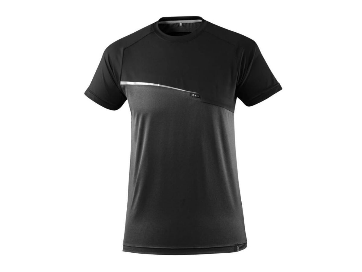 Premium Advanced T-Shirt, Brusttasche - 92% Polyester, 8% Elasthan
