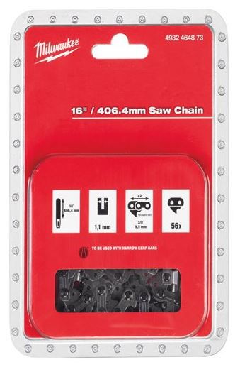 Sàgekette Milwaukee 40 cm für M18FCHS - 1.1 x 3/8" x 56 Treiber