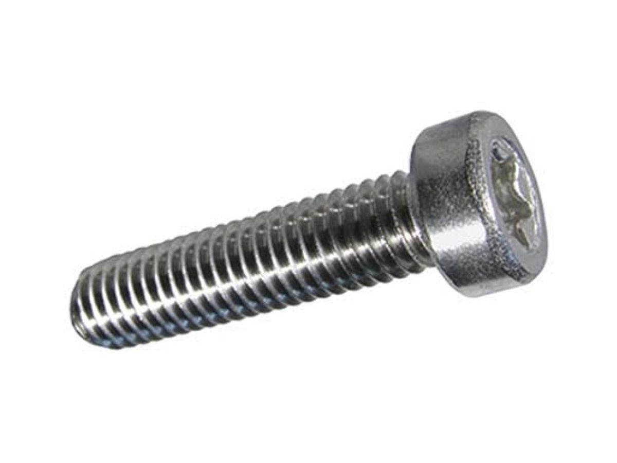 Zylinderschr. mit I-6 rd. - mit niedrigem Kopf Inox A2