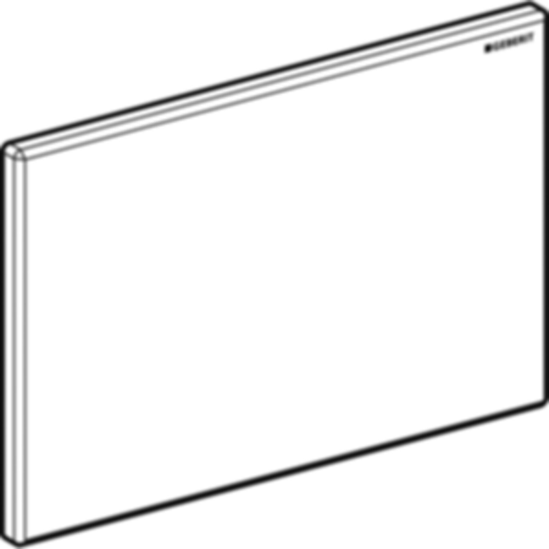 Abdeckplatte, zu Geberit Hygienespülung