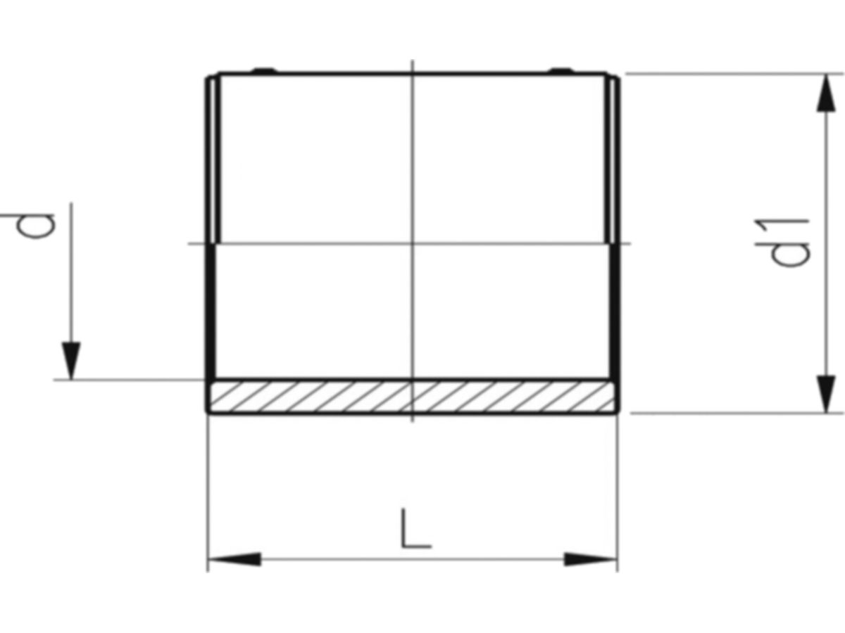 HDPE-Druckschweissmuffe ELGEF 160 mm - 753911617