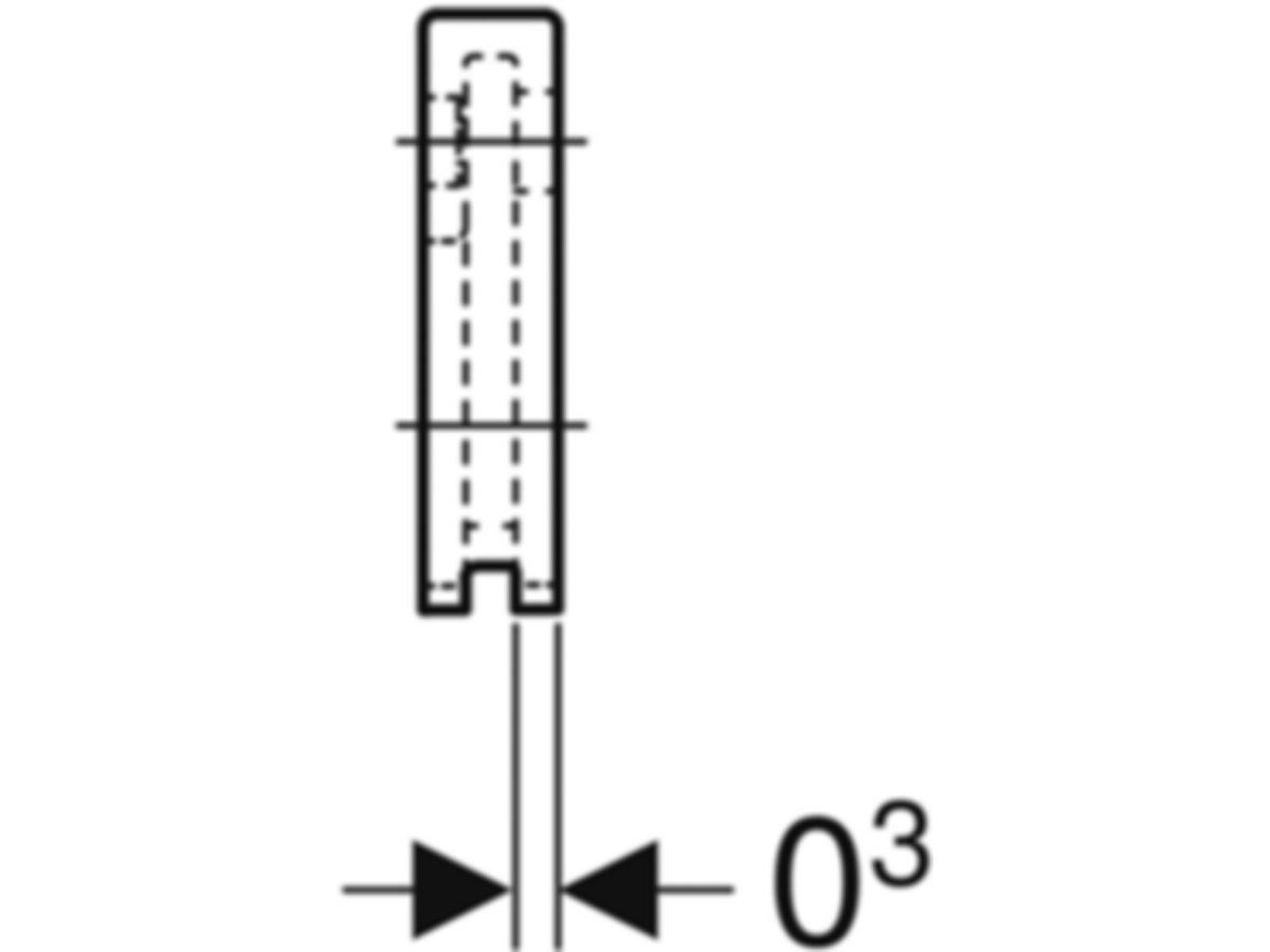 Geberit Mepla-Schalldämmunterlage - zu Anschlusswinkel 90°