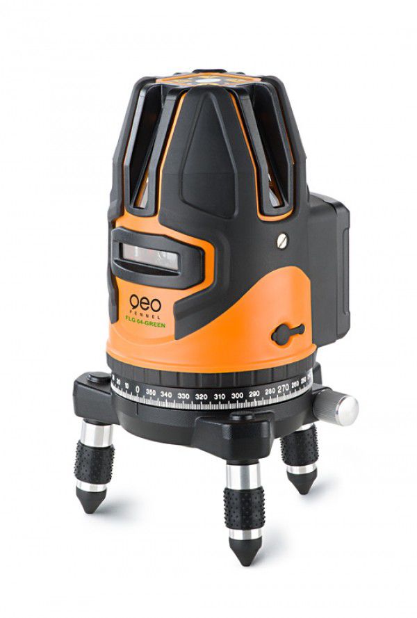 Linienlaser 4-Linien FLG 64 Green HP - +/- 2 mm/10m Radius: 30m, IP54,Lotpunkt