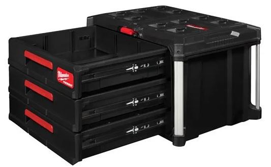 Koffer Packout mit 3 Schubladen - Milwaukee