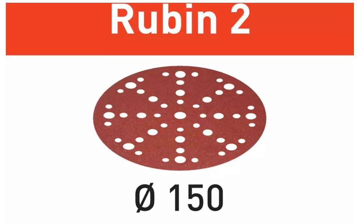 Schleifscheiben 150 Korn 80 - Festool Rubin, (Pack à 10 Stk.)