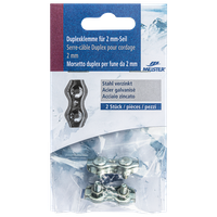 Duplexklemme MEISTER Stahl verzinkt