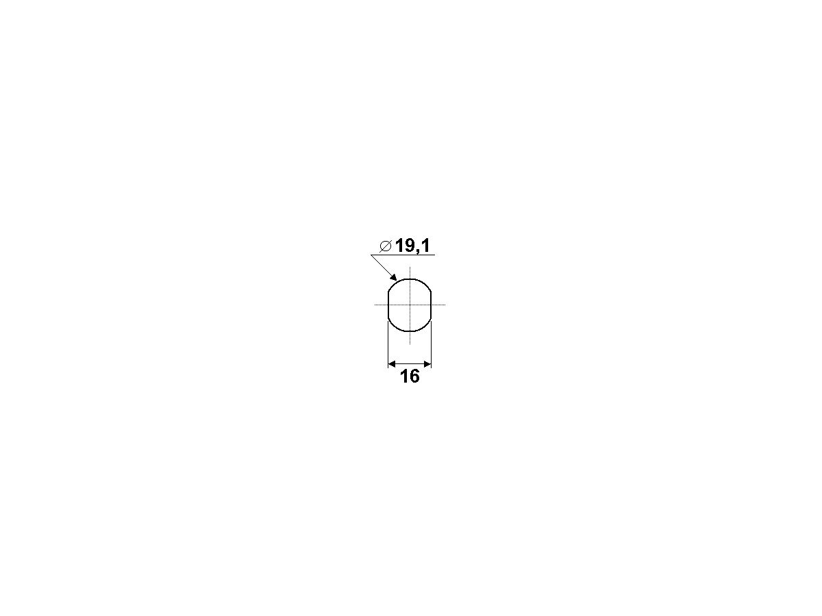 Schraubzylinder Typ 5225-F/R738 - inkl. 2 Schlüssel