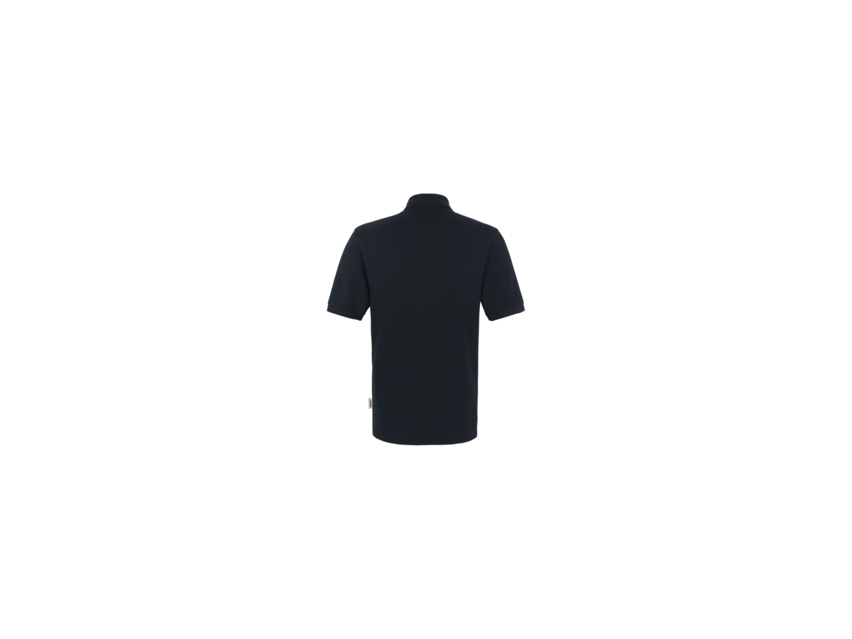 Pocket-Poloshirt Perf. Gr. S, schwarz - 50% Baumwolle, 50% Polyester, 200 g/m²