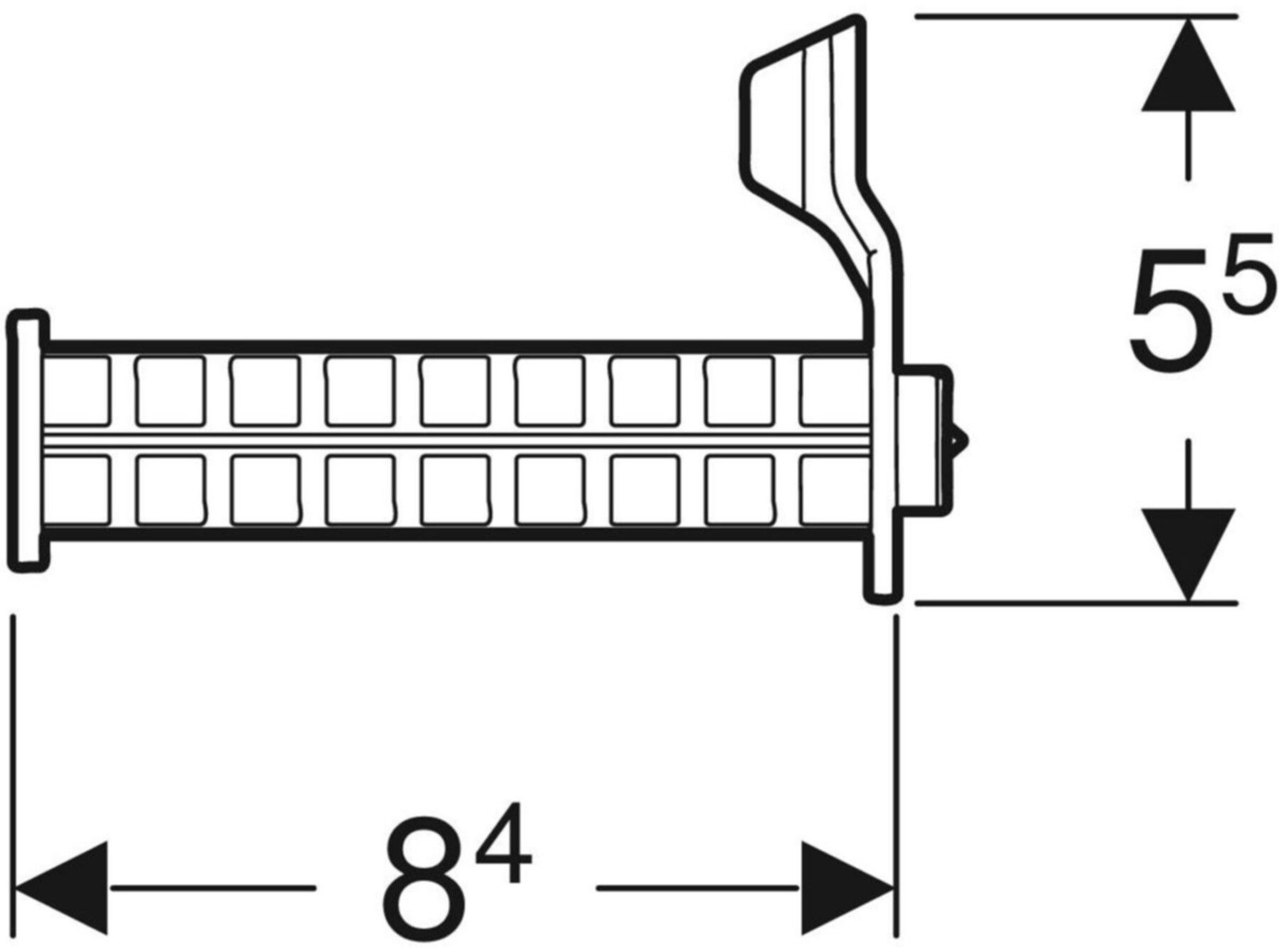 Halter für SilentPanel Geberit GIS
