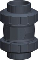 Rückschlagventil Typ 561 PVC-U - mit Klebemuffen metrisch