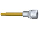 Stecknuss für INSEKT-Schrauben, 9 mm - Hazet Länge: 100/62 mm, Antrieb 1/2"