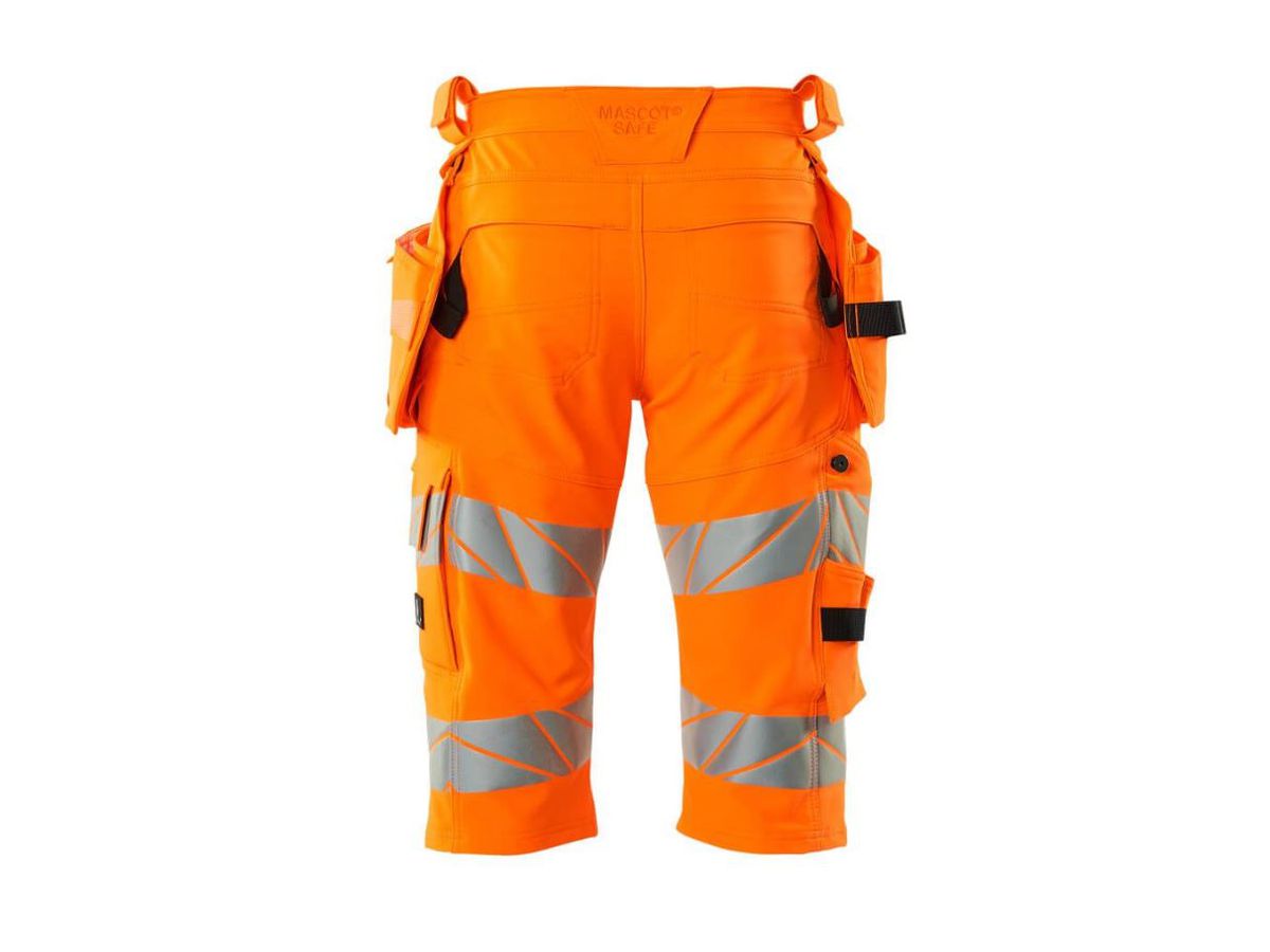 MASCOT(r) Shorts, wasserabweis. Gr. C66 - Farbe Hi-vis Orange, mit Hängetaschen