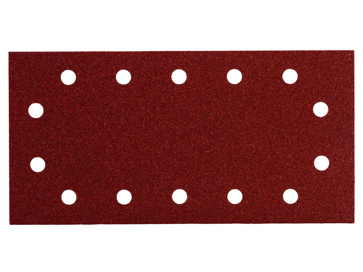 Haftschleifblätter 115x230 mm, Metabo - 14 Löcher