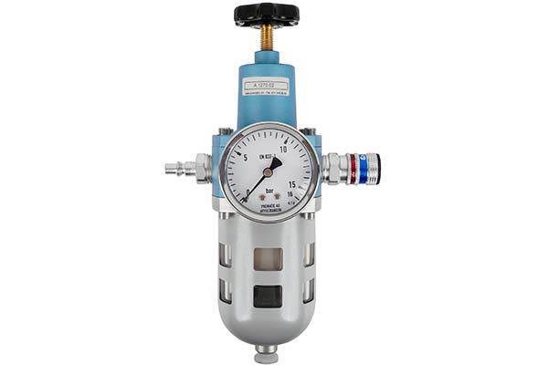 Filterregler IG ½", bis 1830 L/min - 0.5 bis 10 bar regulierbar, Metallschutz
