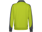 Sweatjacke Contrast Perf. 2XL kiwi/anth. - 50% Baumwolle, 50% Polyester, 300 g/m²