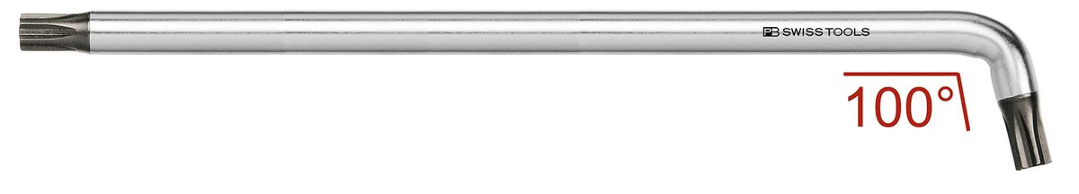 Inbusschlüssel PB 2411, für Torx - 100°-Winkel lange Ausführung