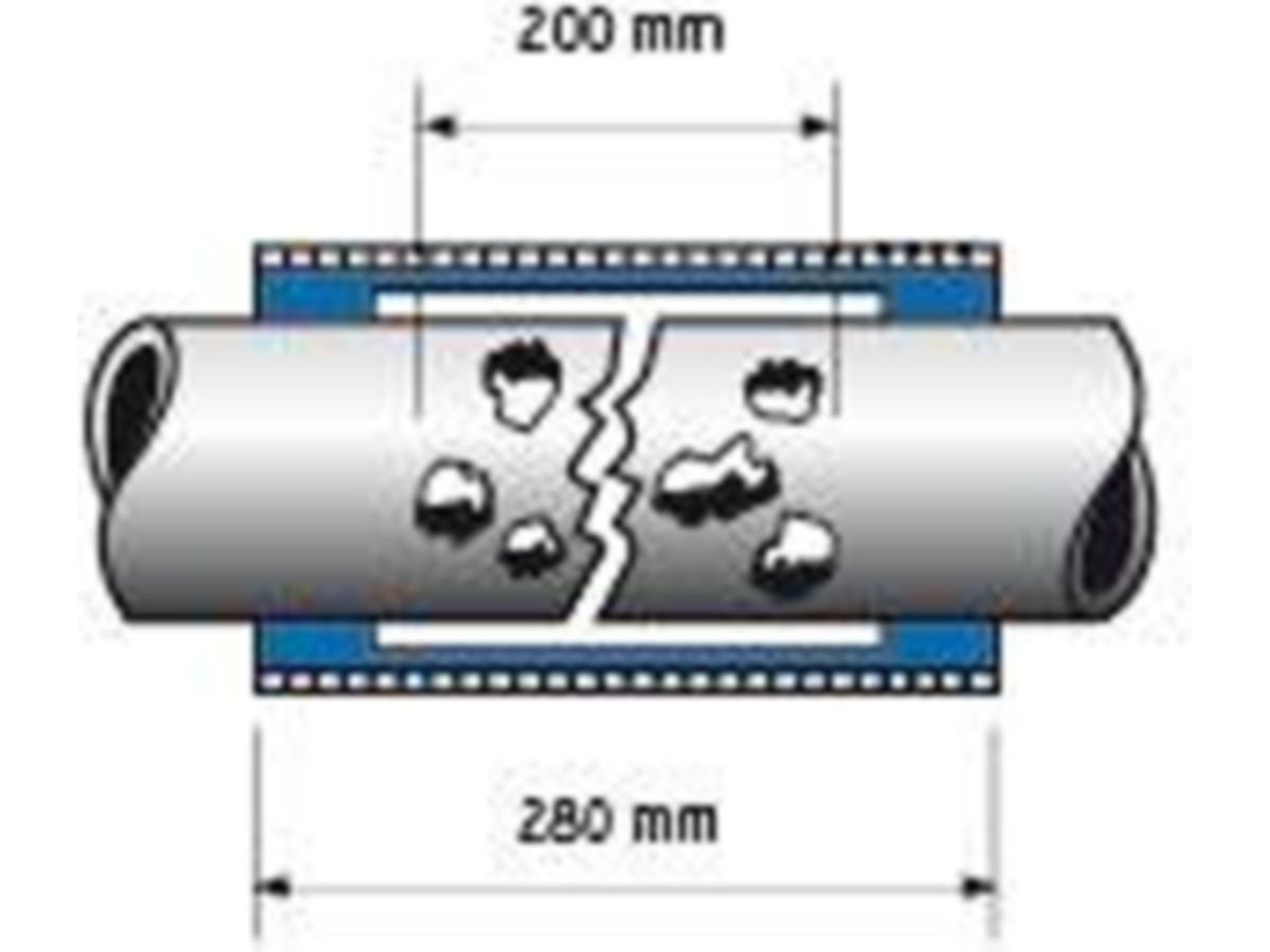 Reparaturkupplungen AQUAFORM RepaFlex 22 - Long